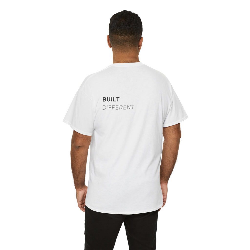 Built Different Tee | Motivational Gym & Lifestyle T-Shirt for Men — Pineiro