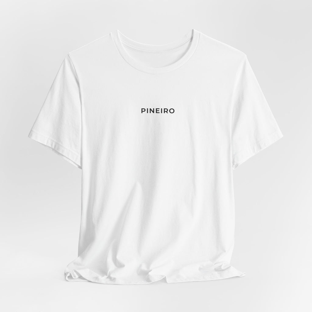 Minimalist Tee | Premium White Crew Neck T-Shirt for Men — Pineiro