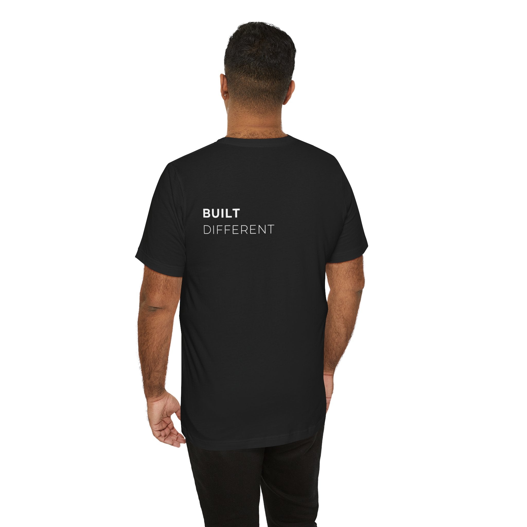 Built Different Tee | Motivational Gym & Lifestyle T-Shirt for Men — Pineiro