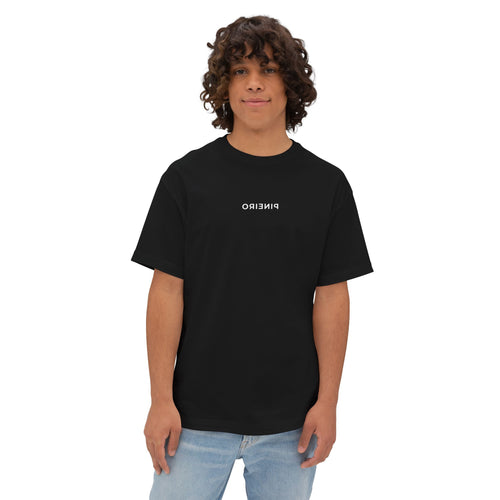 Boxy Tee | Oversized Streetwear T-Shirt with Inverted Logo — Pineiro