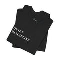 Quiet Discipline Tee | Minimalist Motivational T-Shirt for Men — Pineiro