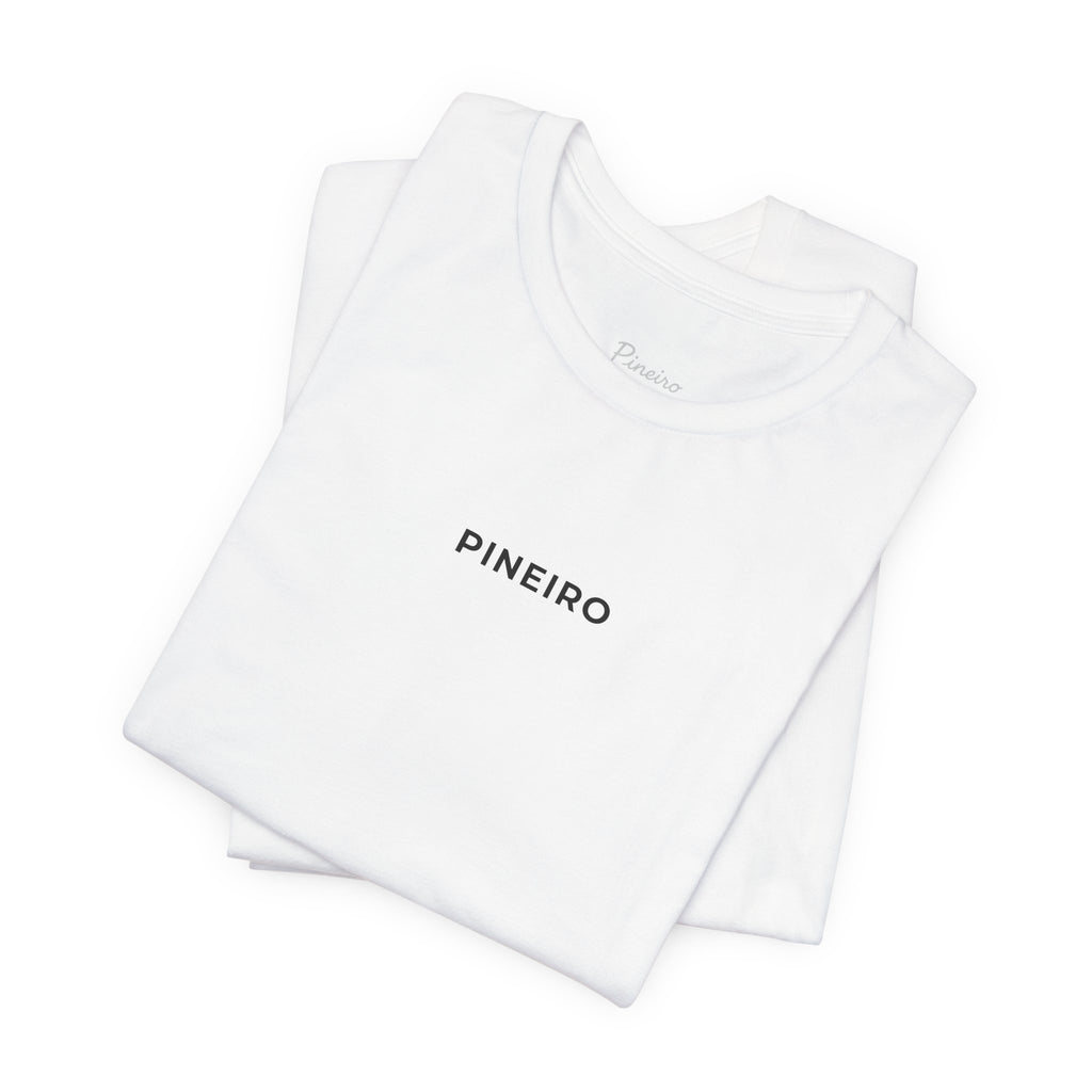 Minimalist Tee | Premium White Crew Neck T-Shirt for Men — Pineiro